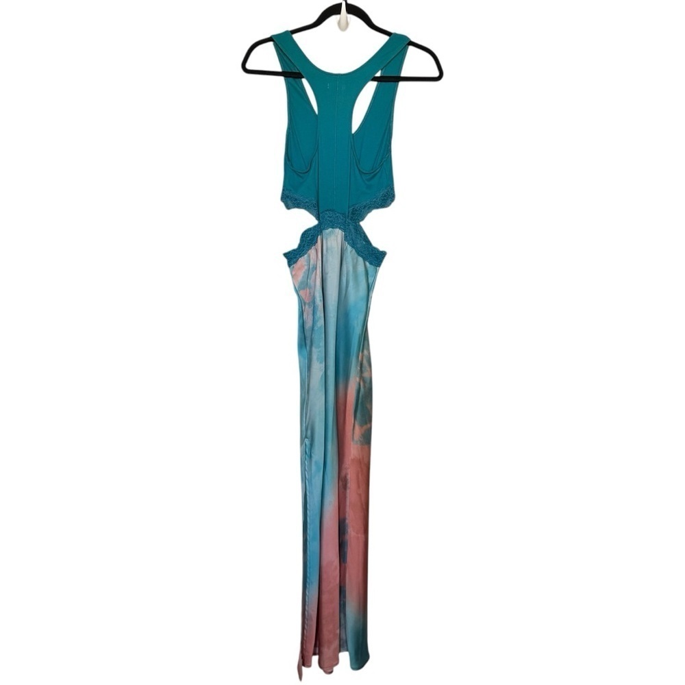 Intimately Free People Playing Favorites Maxi Slip Cut Out Maxi Dress Silky - Picture 8 of 11